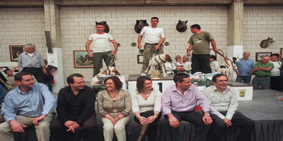 podium rastro con autoridades