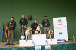 Podium con Presidente de Fomento Caza y Pesca