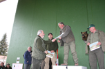 Entrega 1er. clasificado Campe&oacute;n Regional Castilla-Le&oacute;n, Ricardo D&iacute;az, por D. Santiago Iturmendi, Presidente de la F.Caza de Castilla-Le&oacute;n